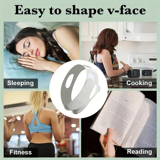 Adjustable V-Line Face Lifting Mask - Breathable, Reusable, Chin Reduction, Jawline Shaping