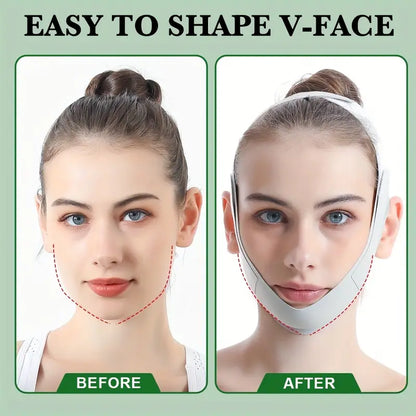 Adjustable V-Line Face Lifting Mask - Breathable, Reusable, Chin Reduction, Jawline Shaping