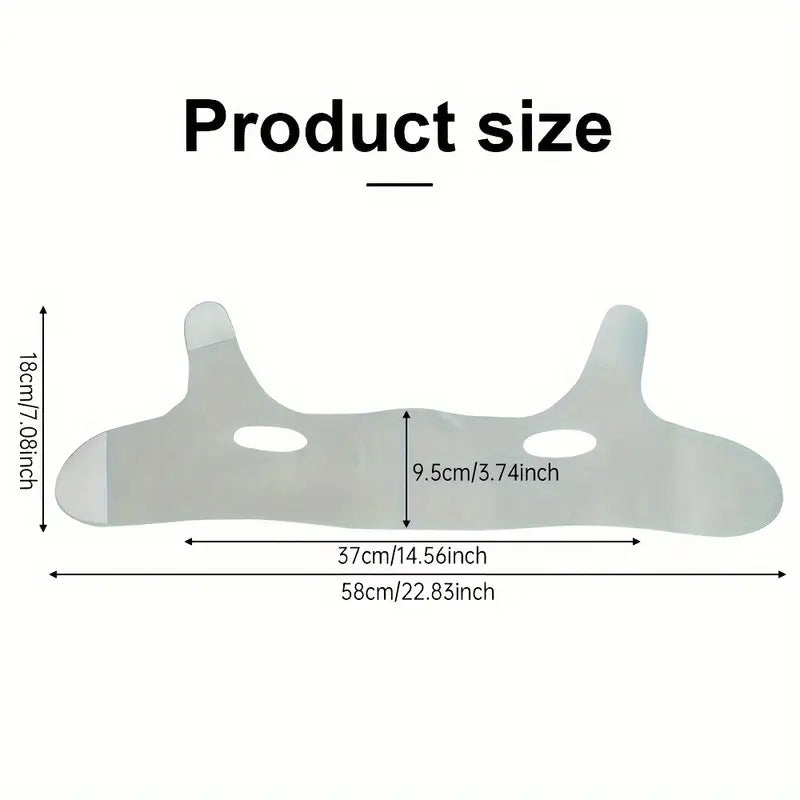 Adjustable V-Line Face Lifting Mask - Breathable, Reusable, Chin Reduction, Jawline Shaping